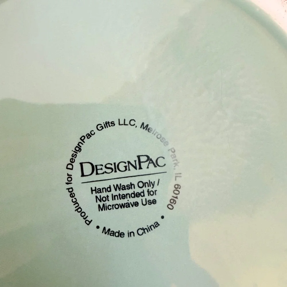 DesignPac Sage Green Ceramic Christmas Tree Cookie Jar Canister Holiday Decor